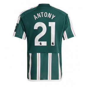 Manchester United Antony #21 Replika Udebanetrøje 2023-24 Kortærmet